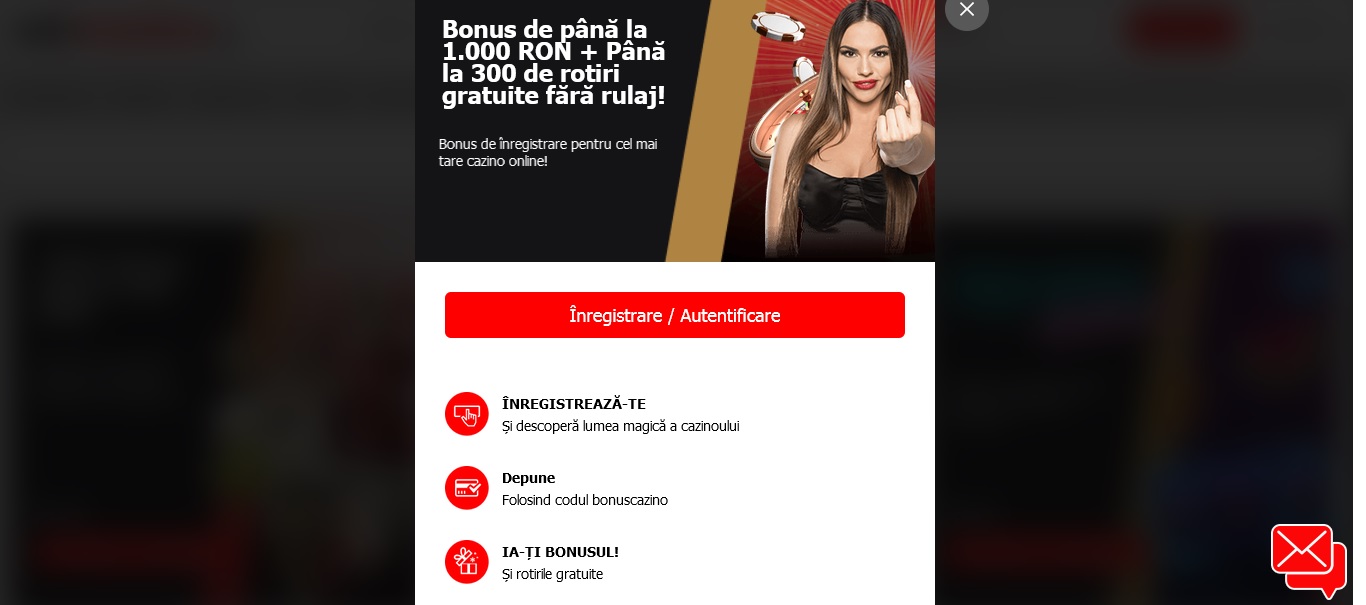 Bonus atractiv de bun venit pe Winmasters