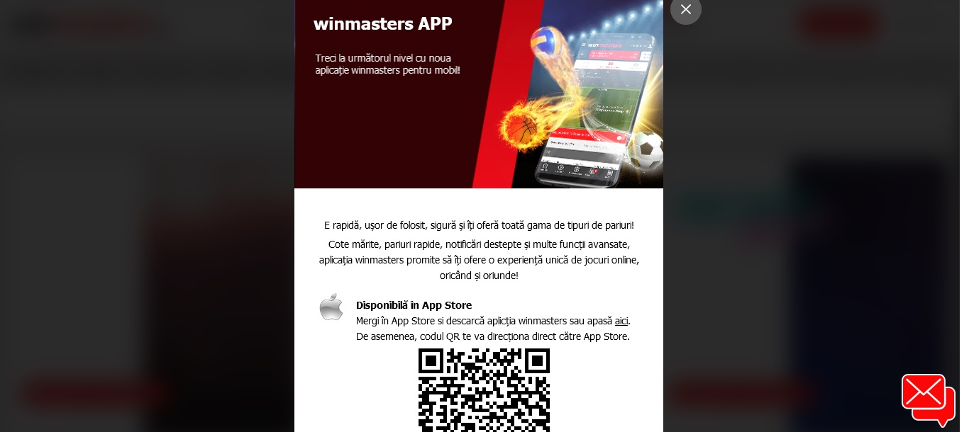 Descarca si pariaza de pe mobil la Winmasters