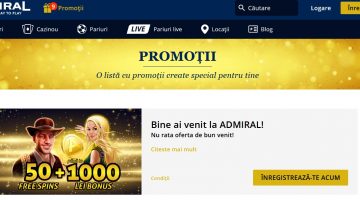Oferta de jocuri gama Admiral