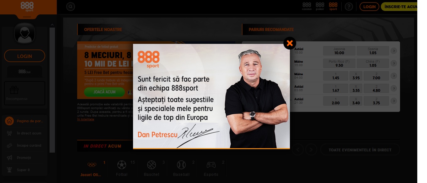 Prezentare agentie de pariuri 888sport