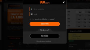 Procesul de autentificare pe 888sport