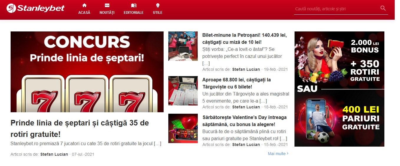Sa aflam cate ceva despre Stanleybet