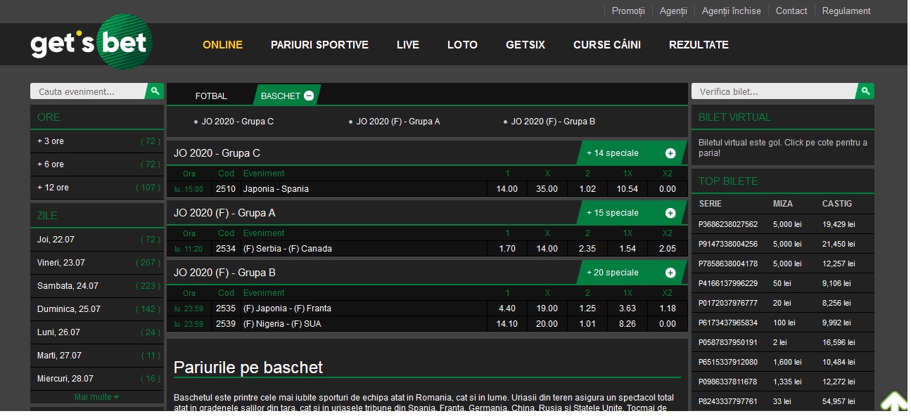 Ce cuprinde oferta de pariere Gets bet