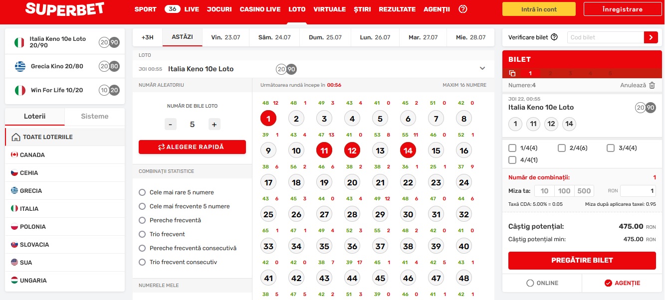 Pariul super 6 cel mai simplu la Superbet