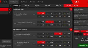 Realizarea pariurilor sportive pe Total Bet