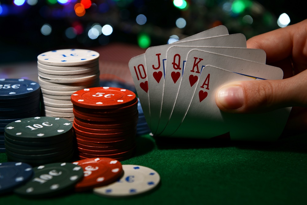 Curajul o arma importanta la o mana de poker