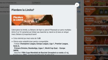 Betano iti returneaza miza la un eveniment pierdut