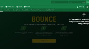 Joaca Bounce pe Unibet pentru premii, bani si rotiri gratis