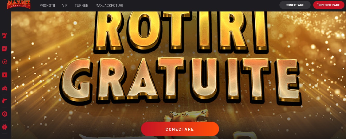 Numai vinerea poti beneficia de 180 rotiri gratis pe Maxbet