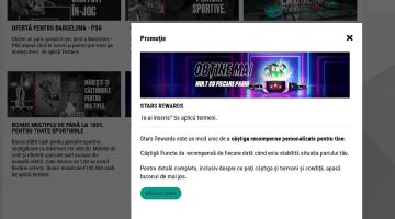 Star Rewards program premii personalizate pe Betstars