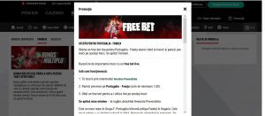 Bucurate de un free bet la meciul Portugaliei pe Betstatrs
