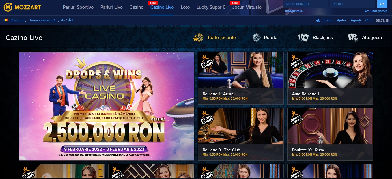 mozzart online casino
