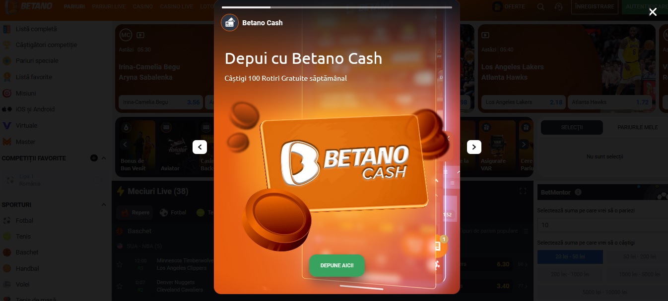 betano bonus fara depunere 2022